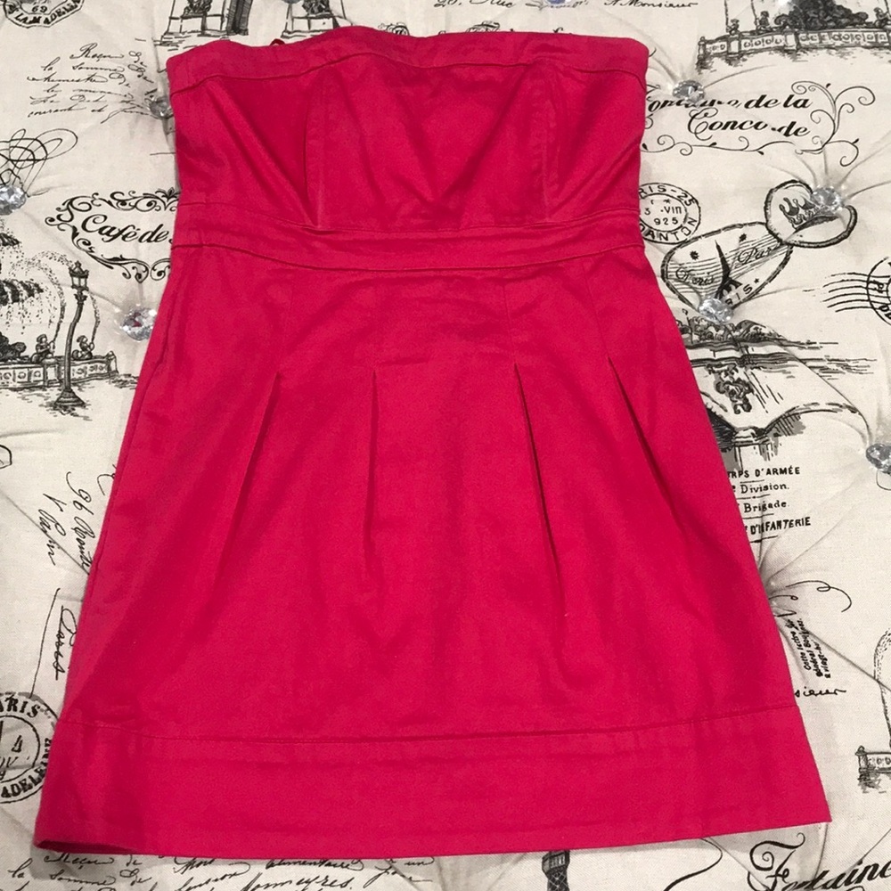 🎁  Terranova Barbie Pink Strapless Mini Dress
